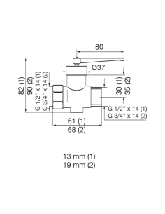 Llave Gas Mh Fv 810.01...