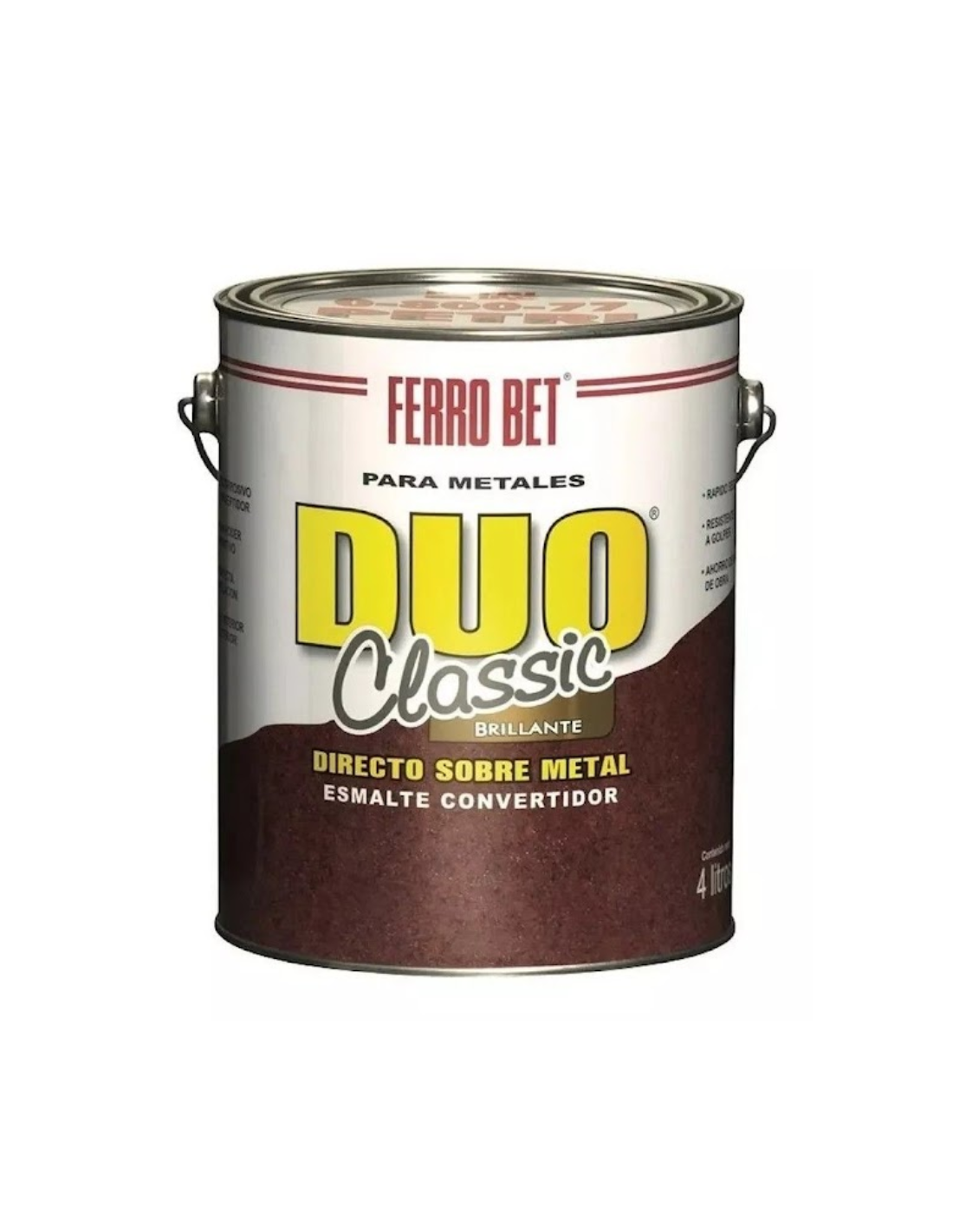 Convertidor De Oxido Ferro Bet Duo Negro 1/4 Lts.