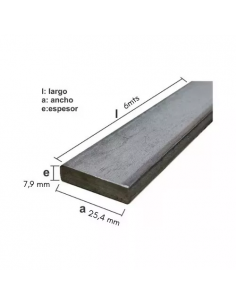 Planchuela 25.40x7.94...