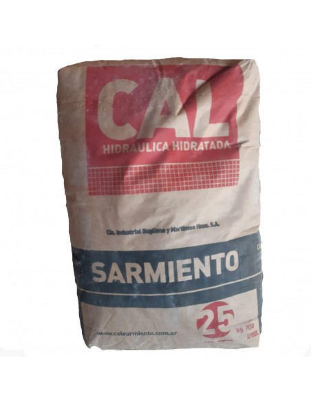 Cal Sarmiento Hidraulica 25 Kg