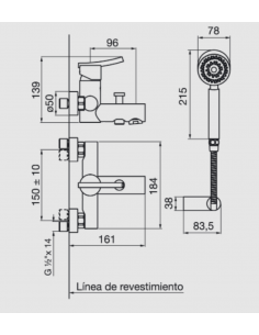 Griferia De Ducha Fv 39...