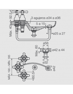 Griferia De Bidet Fv 64...